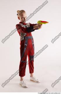 DENISA PILOT STANDING POSE WITH GUN